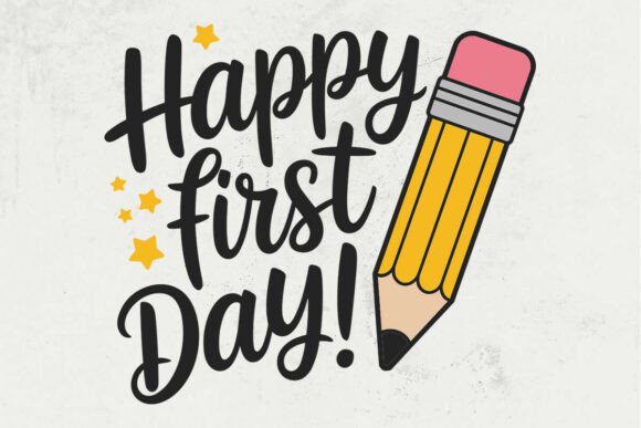 A Designer's Review: Happy First Day Embroidery Design