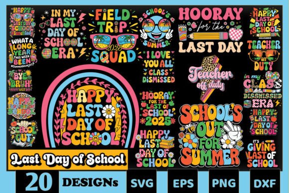 A Designer's Review: The Last Day of School SVG Bundle