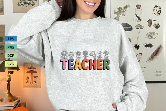 A Designer's Review: The Retro Flower Teacher SVG