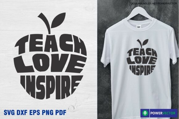 A Designer's Take on the Teach Love Inspire Apple Embroidery File
