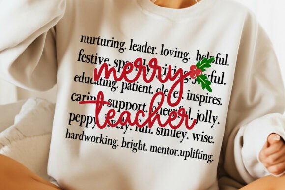 A Professional Designer's Take on the Christmas Teacher Embroidery Design
