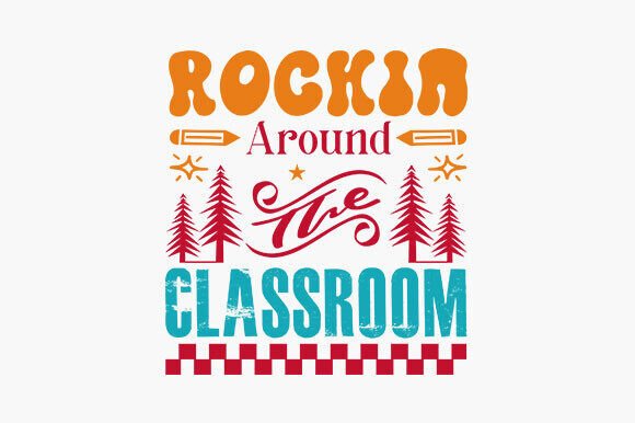 A Retro Christmas Design Perfect for Teacher Gifts