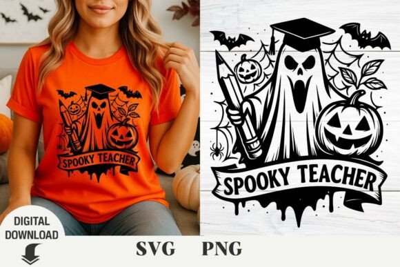 A Spooky Teacher Design for Real-World Embroidery