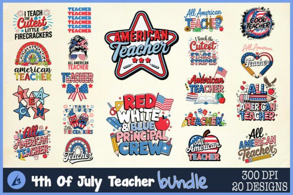 Evaluating the 4th of July Teacher SVG Bundle for Embroidery