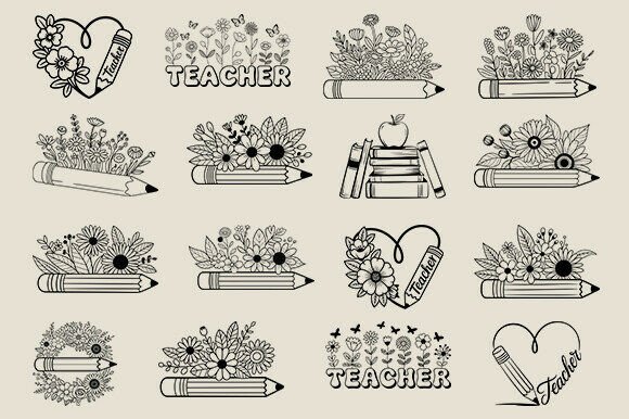 Floral Teacher Svg Bundle: A Designer's Embroidery Review