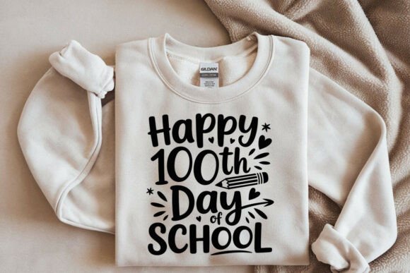 From SVG to Stitched: A Designer's Take on the 100th Day of School Shirt Design
